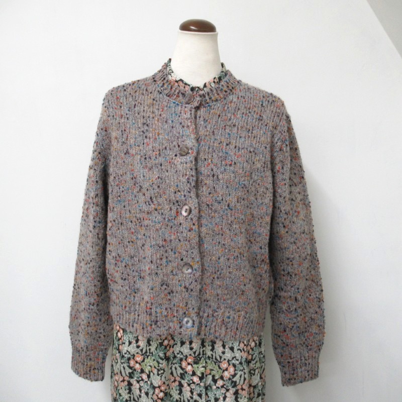 J.Sloane  ネップMIXカラーカーディガン /BE1